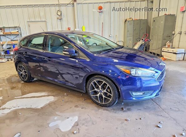 1FADP3M29HL346705 2017 FORD FOCUS Синий Передняя правая четверть