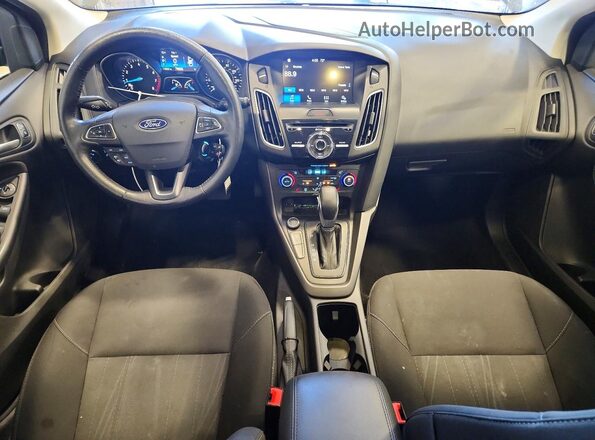 1FADP3M29HL346705 2017 FORD FOCUS Синий Вид панели приборов