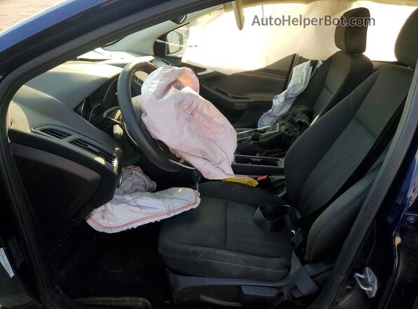 1FADP3M2XHL263834 2017 FORD FOCUS Blue Вид салону спереду