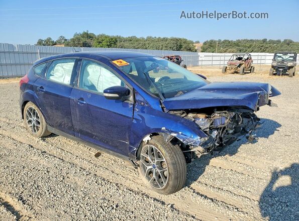 1FADP3M2XHL263834 2017 FORD FOCUS Blue Передня права чверть