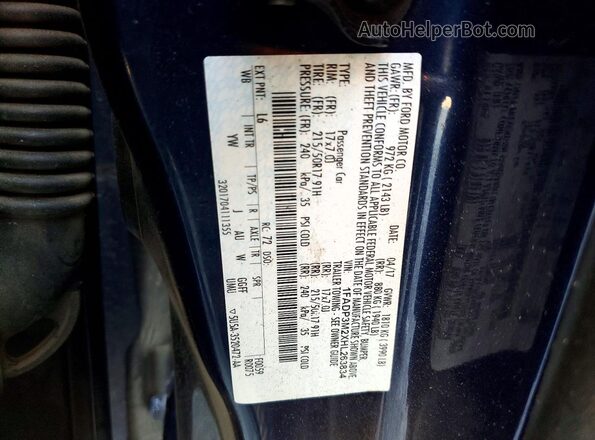 1FADP3M2XHL263834 2017 FORD FOCUS Blue Вид підкапотного простору
