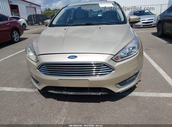 1FADP3N22HL302155 2017 FORD FOCUS Золотой Вид щитка приборов