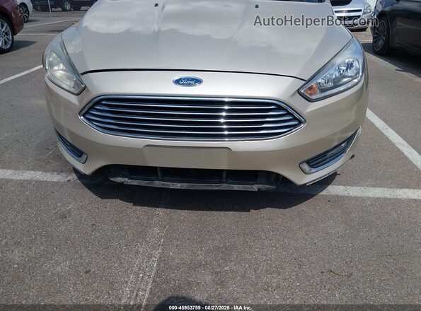 1FADP3N22HL302155 2017 FORD FOCUS Золотой Вид спереди