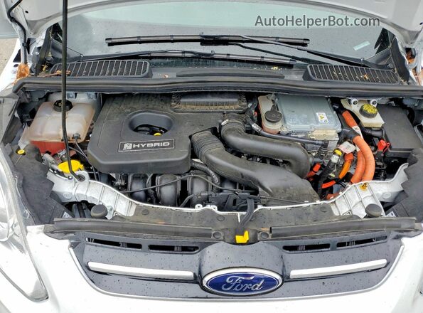 1FADP5BU1GL112993 2016 FORD C-MAX White Engine compartment view
