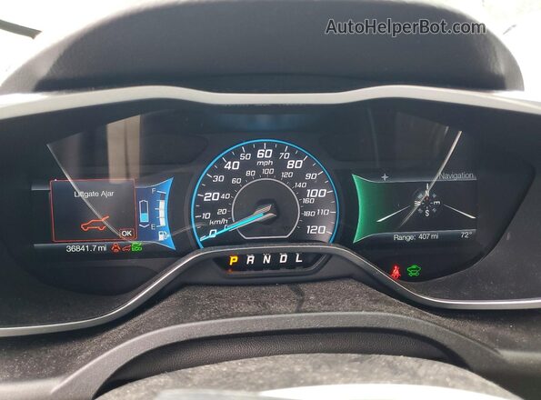 1FADP5BU1GL112993 2016 FORD C-MAX White Instrument cluster view