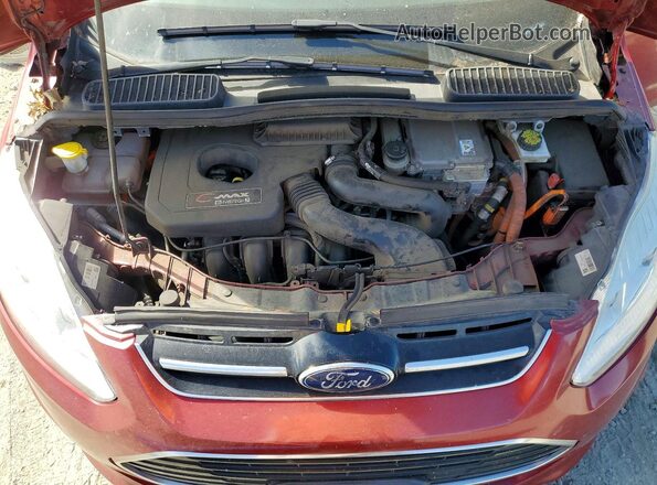 1FADP5EU2HL116032 2017 FORD C-MAX Red Widok komory silnika