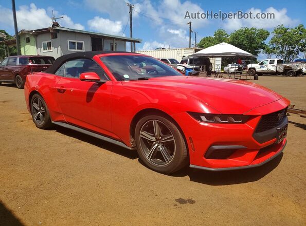 1FAGP8UH4R5134329 2024 FORD MUSTANG Red Delantero derecho