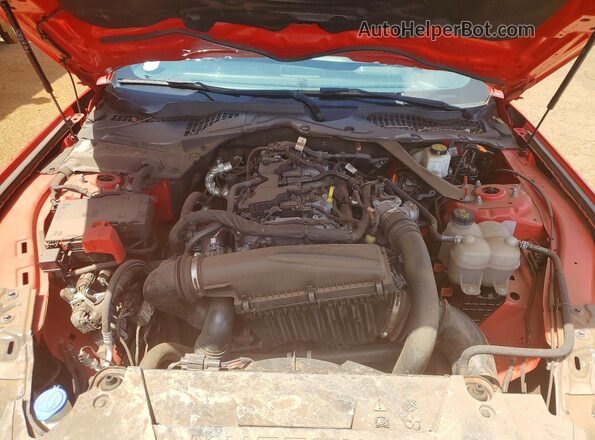 1FAGP8UH4R5134329 2024 FORD MUSTANG Red Vista interior trasera