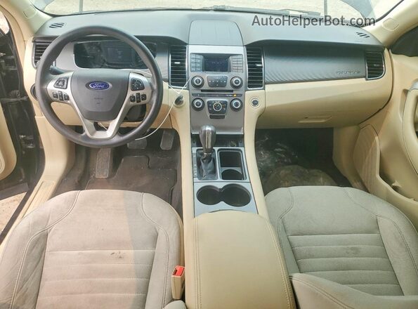 1FAHP2D80JG136508 2018 FORD TAURUS Черный Вид панели приборов