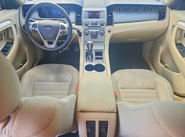 1FAHP2D82HG110244 2017 FORD TAURUS White წინა პანელის ხედი