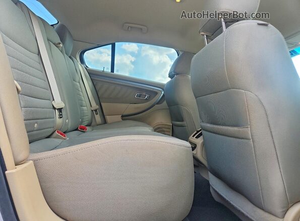 1FAHP2D82HG110244 2017 FORD TAURUS White უკანა სავარძლების ხედი