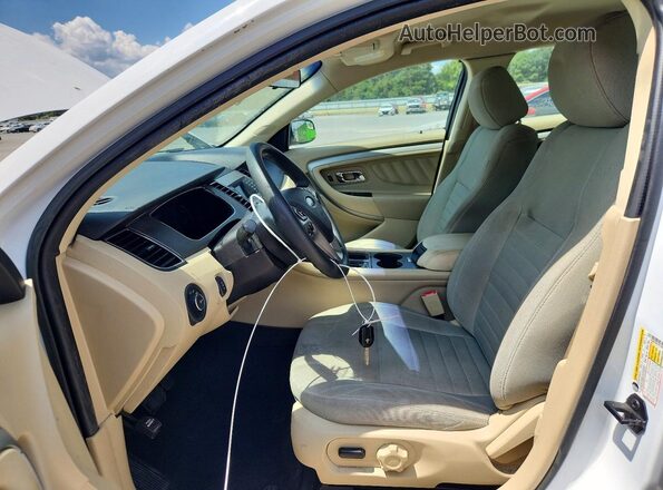 1FAHP2D87KG100977 2019 FORD TAURUS White Սալոնի դիմացի տեսք
