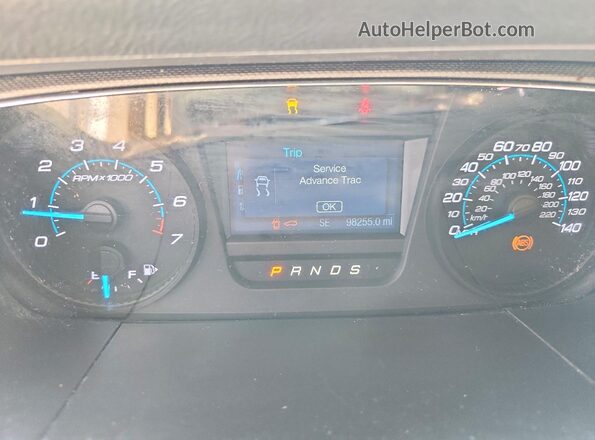 1FAHP2D87KG100977 2019 FORD TAURUS White Սարքավորումների վահանակի տեսք
