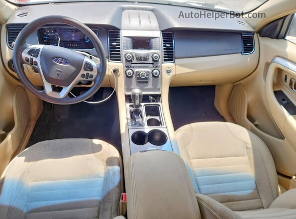 1FAHP2D96GG142038 2016 FORD TAURUS Белый Вид панели приборов