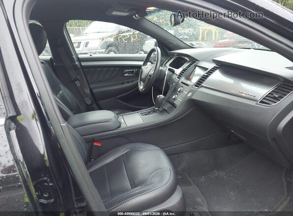 1FAHP2E86GG135693 2016 FORD TAURUS Black Front interior view