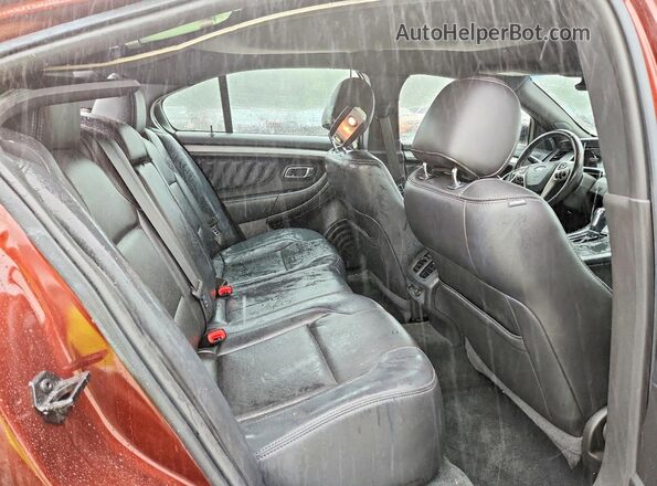 1FAHP2H87GG128070 2016 FORD TAURUS Maroon Вид задніх сидінь
