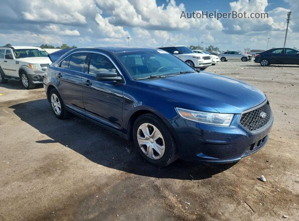 1FAHP2L82HG117860 2017 FORD TAURUS Синий Передняя правая четверть
