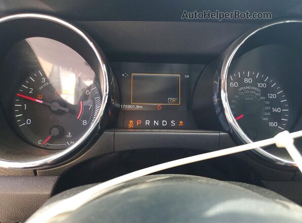 1FATP8EM4G5206508 2016 FORD MUSTANG Charcoal Սարքավորումների վահանակի տեսք