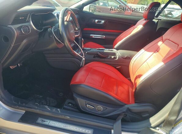 1FATP8FF0K5163665 2019 FORD MUSTANG Silver Вид салону спереду