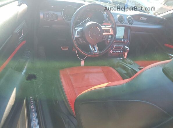 1FATP8FF0K5163665 2019 FORD MUSTANG Silver Вид панелі приладів