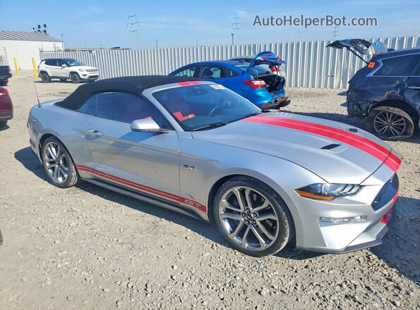 1FATP8FF0K5163665 2019 FORD MUSTANG Silver Передня права чверть