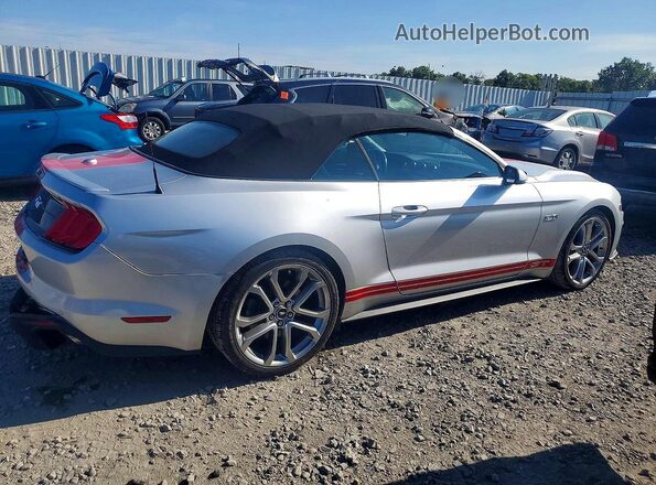 1FATP8FF0K5163665 2019 FORD MUSTANG Silver Задня права чверть