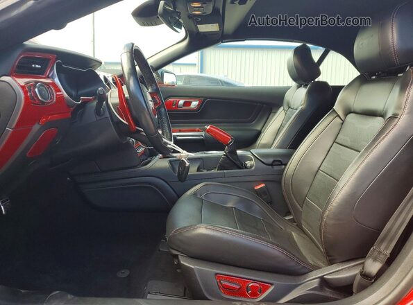 1FATP8FF2N5116545 2022 FORD MUSTANG Red წინა სალონის ხედი