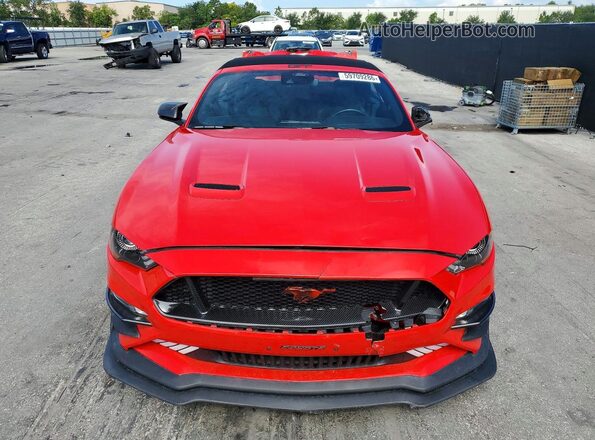 1FATP8FF2N5116545 2022 FORD MUSTANG Red წინა ხედი
