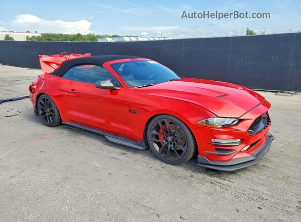 1FATP8FF2N5116545 2022 FORD MUSTANG Red წინა მარჯვენა
