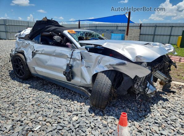 1FATP8FF7J5117894 2018 FORD MUSTANG Silver Delantero derecho