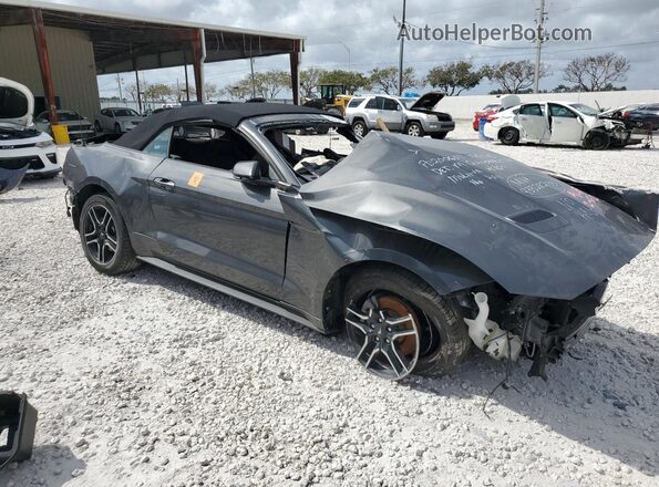 1FATP8UH1L5113556 2020 FORD MUSTANG Gray Delantero derecho