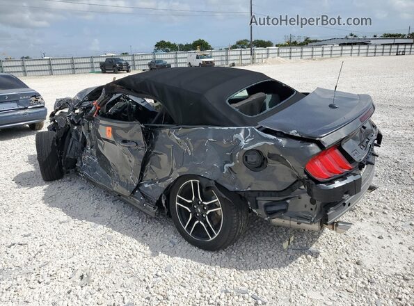 1FATP8UH1L5113556 2020 FORD MUSTANG Gray Trasero izquierdo