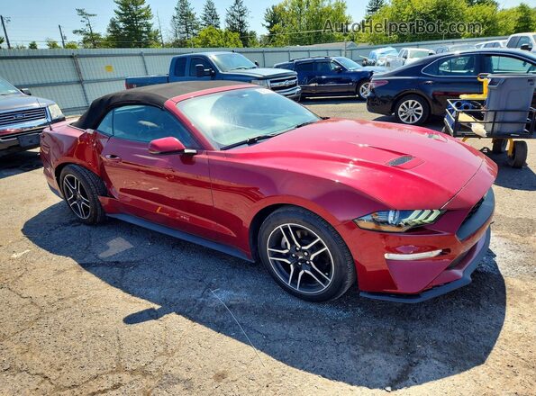 1FATP8UH5J5121625 2018 FORD MUSTANG Red Front right