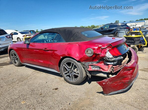 1FATP8UH5J5121625 2018 FORD MUSTANG Red Rear left