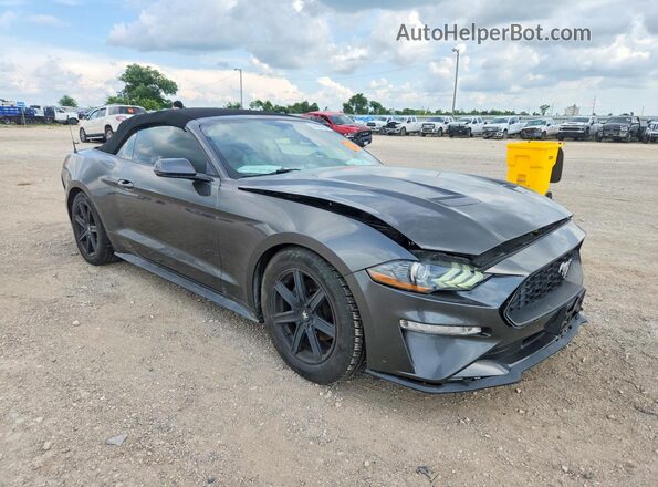 1FATP8UH5L5112989 2020 FORD MUSTANG Угольный Передняя правая четверть