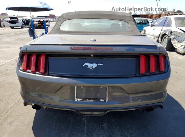 1FATP8UH6H5295438 2017 FORD MUSTANG Серый Вид сзади