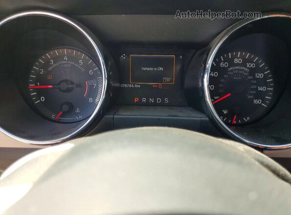 1FATP8UH6H5295438 2017 FORD MUSTANG Серый Вид щитка приборов