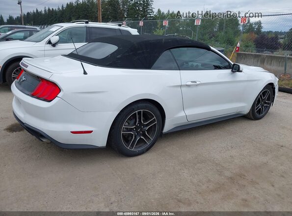 1FATP8UH7L5135688 2020 FORD MUSTANG Белый Задняя правая четверть