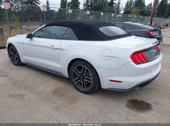 1FATP8UH7L5135688 2020 FORD MUSTANG Белый Задняя левая четверть