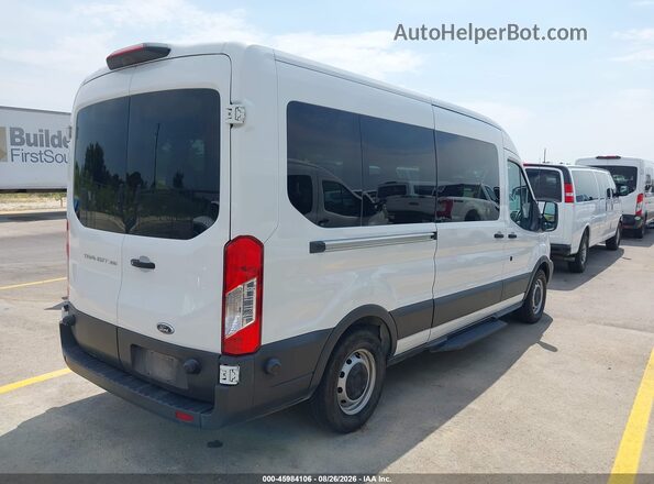 1FBAX2CM9JKB18827 2018 FORD TRANSIT-350 White Trasero derecho