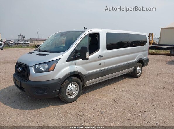 1FBAX9Y84RKB18590 2024 FORD TRANSIT-350 Silver Առջևի ձախ երեք քառորդ տեսարան