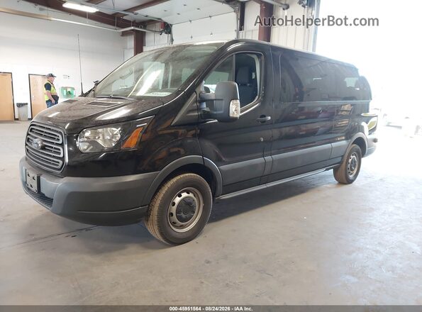 1FBZX2YM7JKA75536 2018 FORD TRANSIT-350 Black Vista tres cuartos delantera izquierda