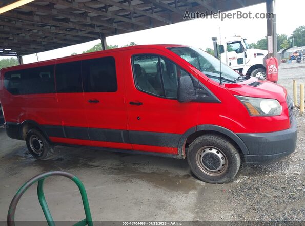 1FBZX2ZM1GKB19117 2016 FORD TRANSIT-350 Red Սալոնի հետևի տեսք