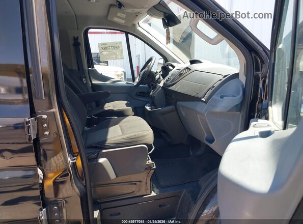 1FBZX2ZM1JKA75546 2018 FORD TRANSIT-350 Black Widok wnętrza z przodu