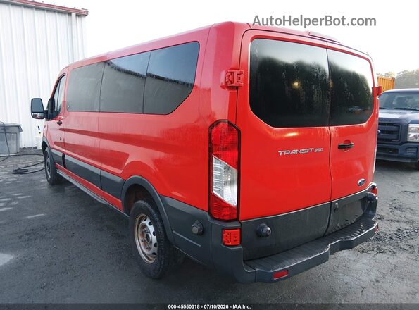 1FBZX2ZM2GKB19031 2016 FORD TRANSIT-350 Красный Задняя левая четверть