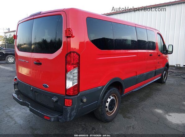 1FBZX2ZM2GKB19031 2016 FORD TRANSIT-350 Красный Задняя правая четверть