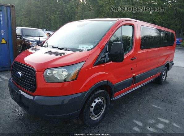 1FBZX2ZM2GKB19031 2016 FORD TRANSIT-350 Красный Передняя левая четверть