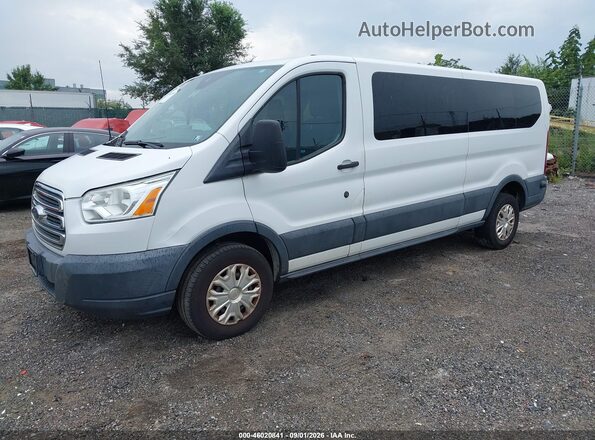 1FBZX2ZM3GKB22651 2016 FORD TRANSIT-350 White წინა მარცხენა ხედი სამი მეოთხედიდან