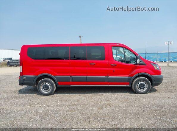 1FBZX2ZM3JKB53003 2018 FORD TRANSIT-350 Red Սալոնի հետևի տեսք