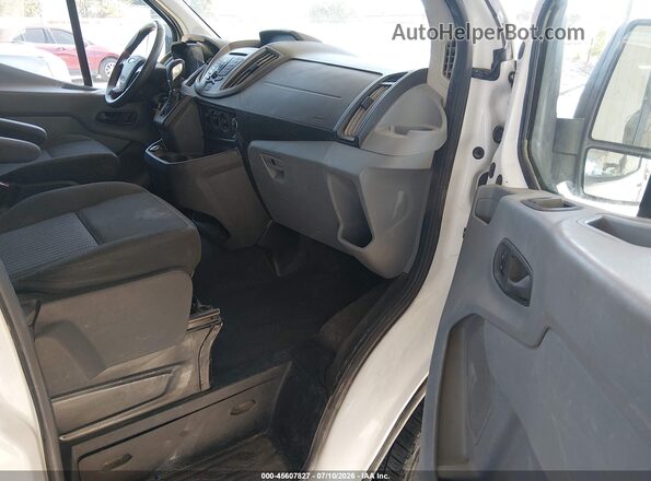 1FBZX2ZM4JKA99856 2018 FORD TRANSIT-350 White Widok wnętrza z przodu